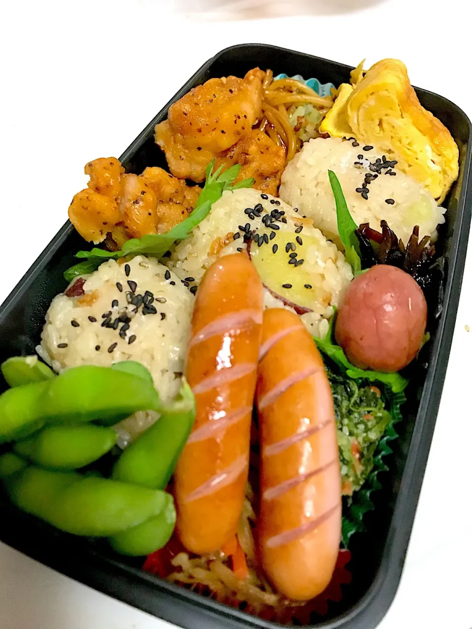 今日の旦那弁当🍱さつまいもご飯🍠🍚|hst117さん