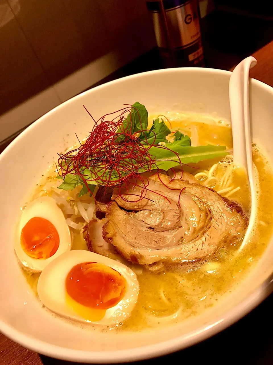 Snapdishの料理写真:✨漢の鶏白湯ラーメン✨|中さんさん