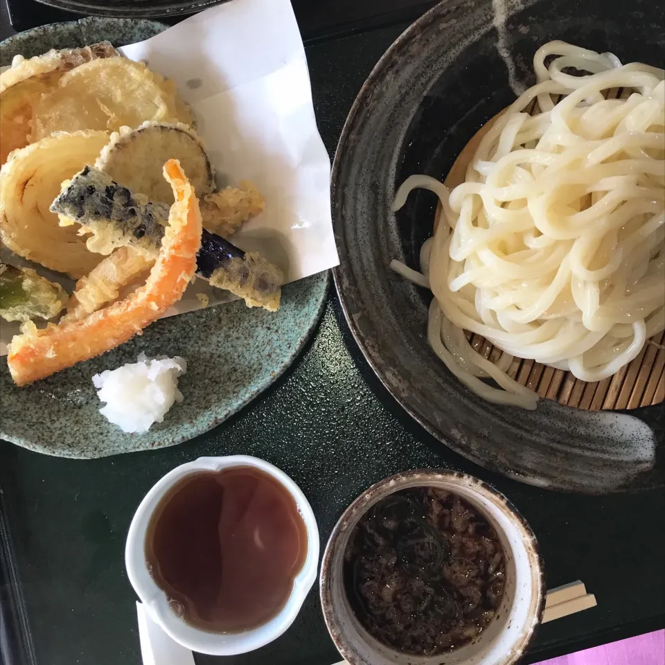 Snapdishの料理写真:野菜天ざるうどん|麻紀子さん