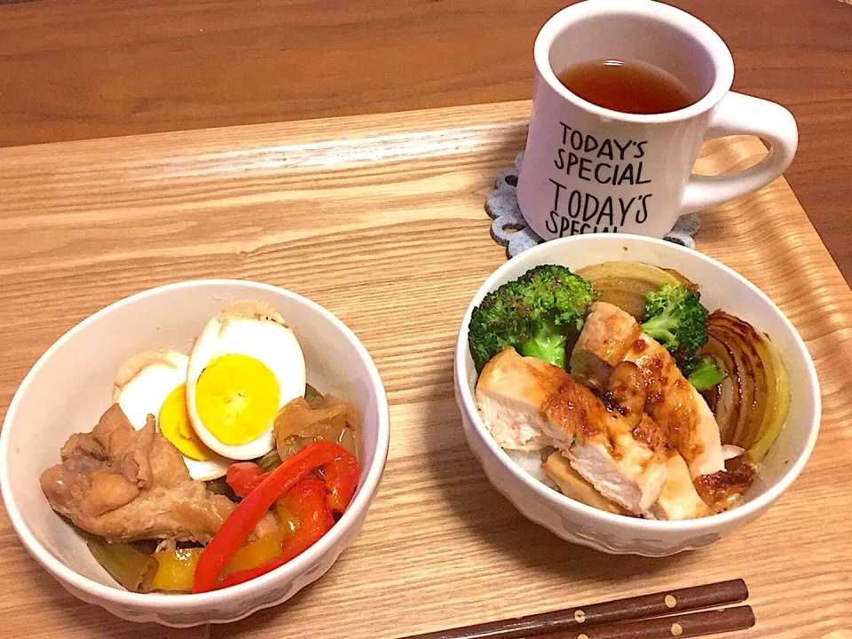 Snapdishの料理写真:手羽元ポン酢煮込み
鶏胸肉の照り焼き丼|miさん