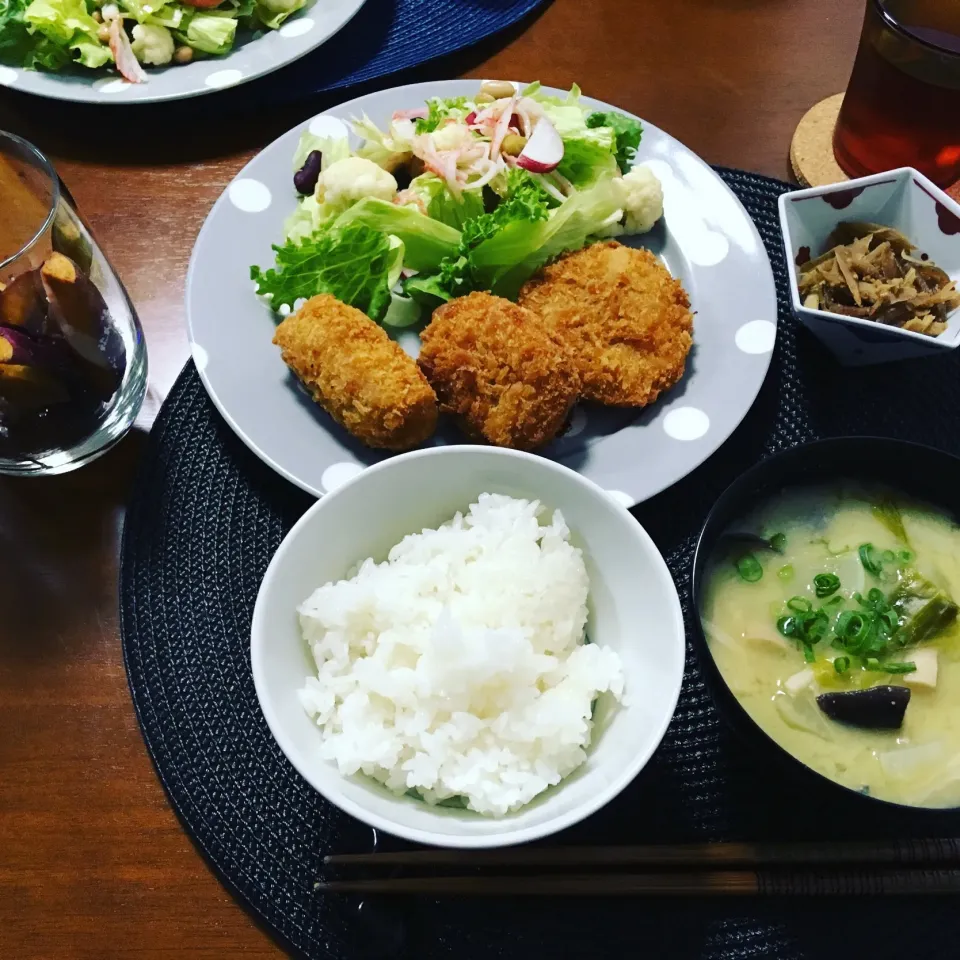 色々コロッケ定食|たいへーさん