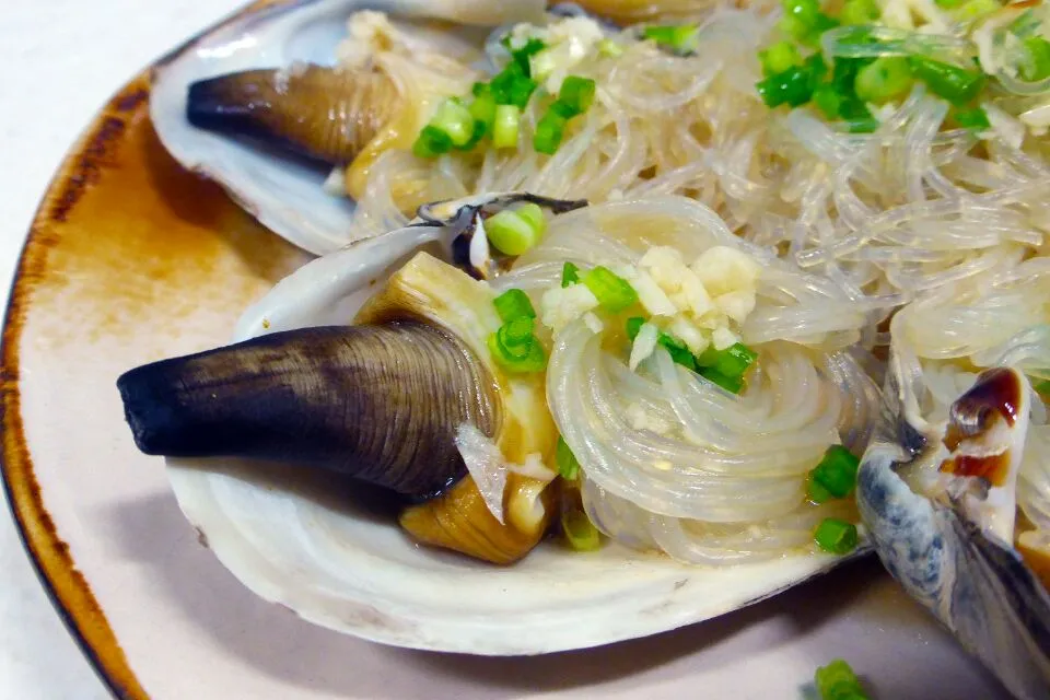 steamed soft shell clams|steven z.y.さん