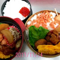 Snapdishの料理写真:今日のお弁当|shijuさん