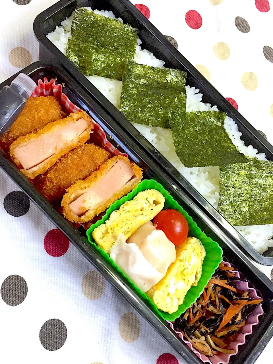 11/14☆旦那リク☆ハムカツ弁当|ちーさん