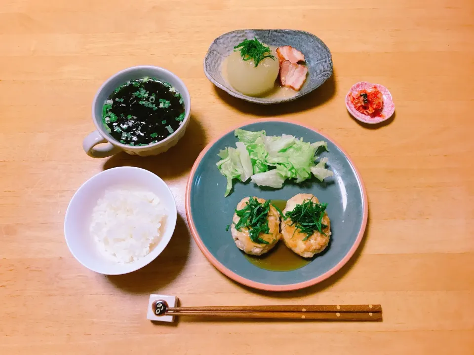 夕ごはん
豆腐ハンバーグ
玉ねぎの味噌バター煮|ちゃみこさん