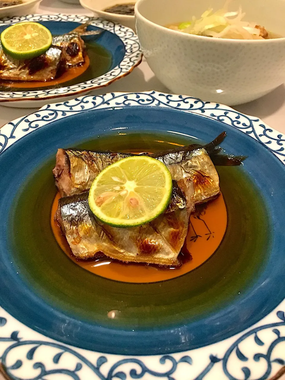 秋刀魚の焼き浸し🐟😋|まるまさん