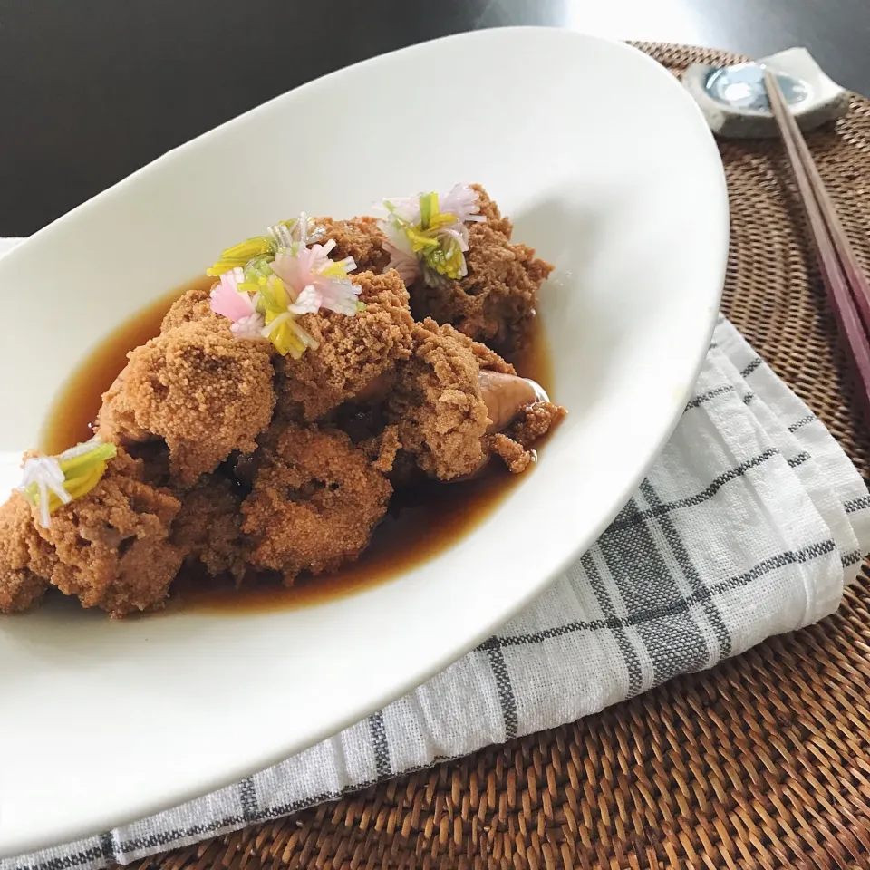 まさんの料理 助子の花煮 / たらこの煮付け|麻紀子さん