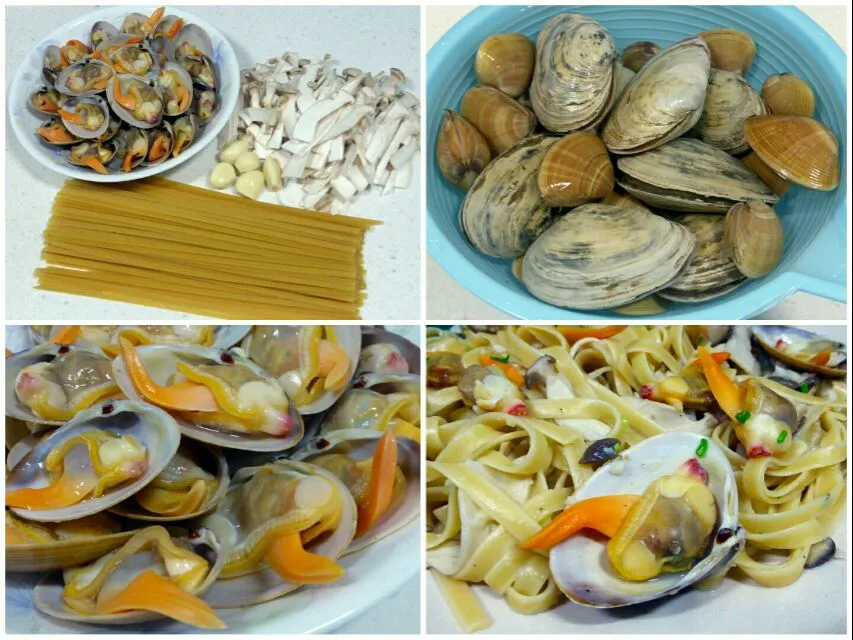 pasta with clams|steven z.y.さん