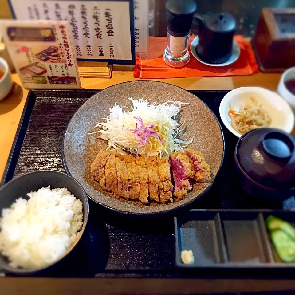 牛かつ いち華  牛かつ定食|Akira Kadoyaさん