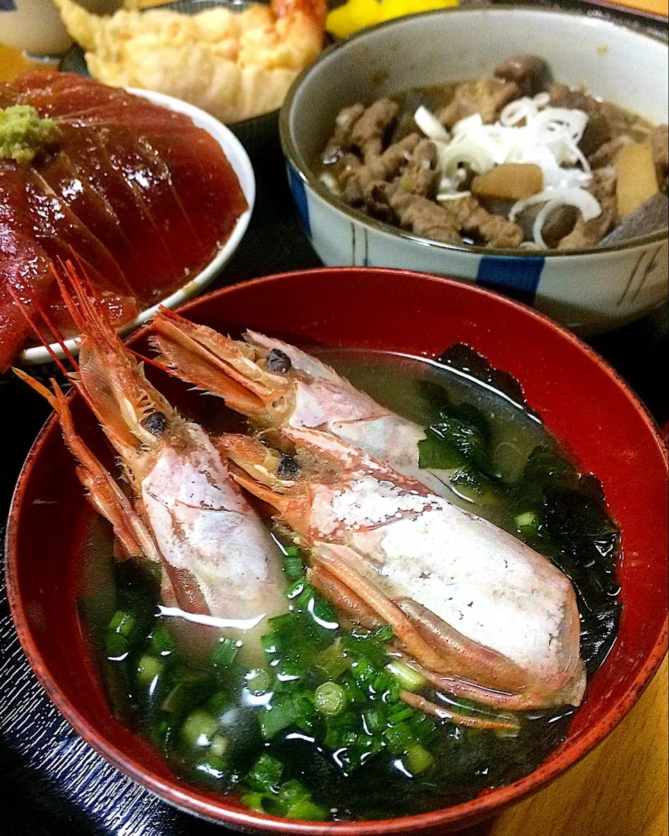 海老の味噌汁🦐|ガク魁‼︎男飯さん