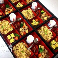 Snapdishの料理写真:#デイサービスのお昼ごはん 紅葉狩り弁当🍱|cacoteaさん