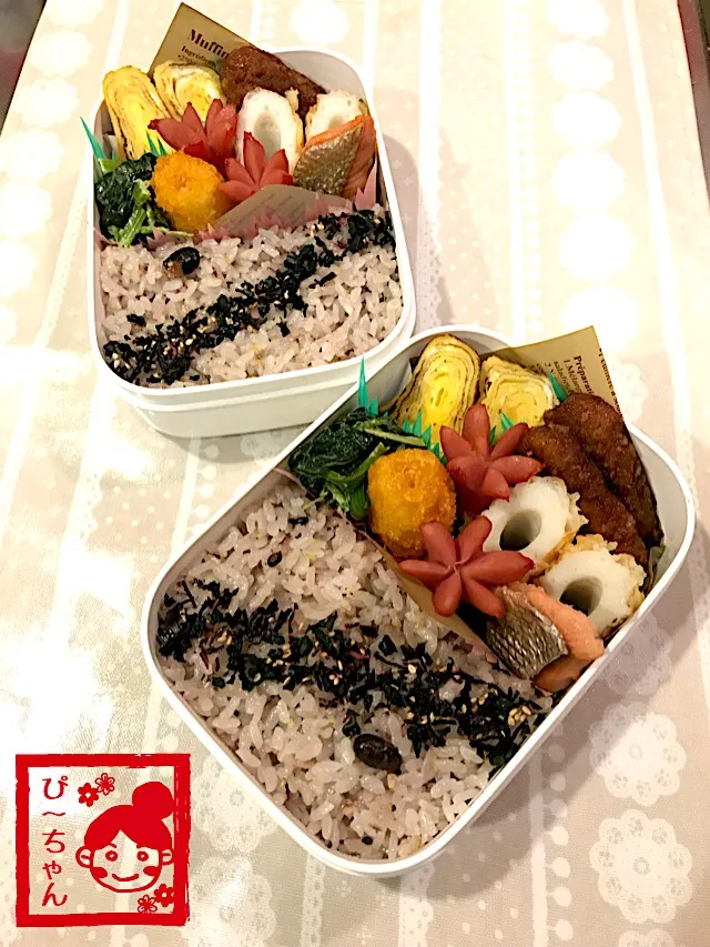 姉妹☆高校生弁当😊429日目と107日目|☆ぴ〜ちゃん☆さん