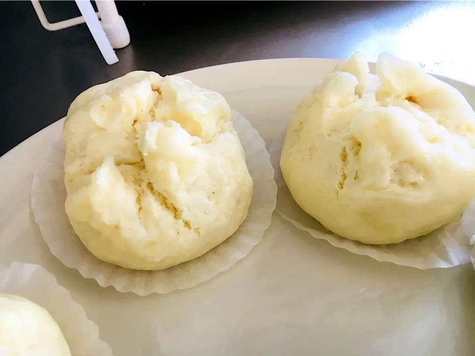 手作り肉まん(夕飯の肉味噌を使って)|まりーさん