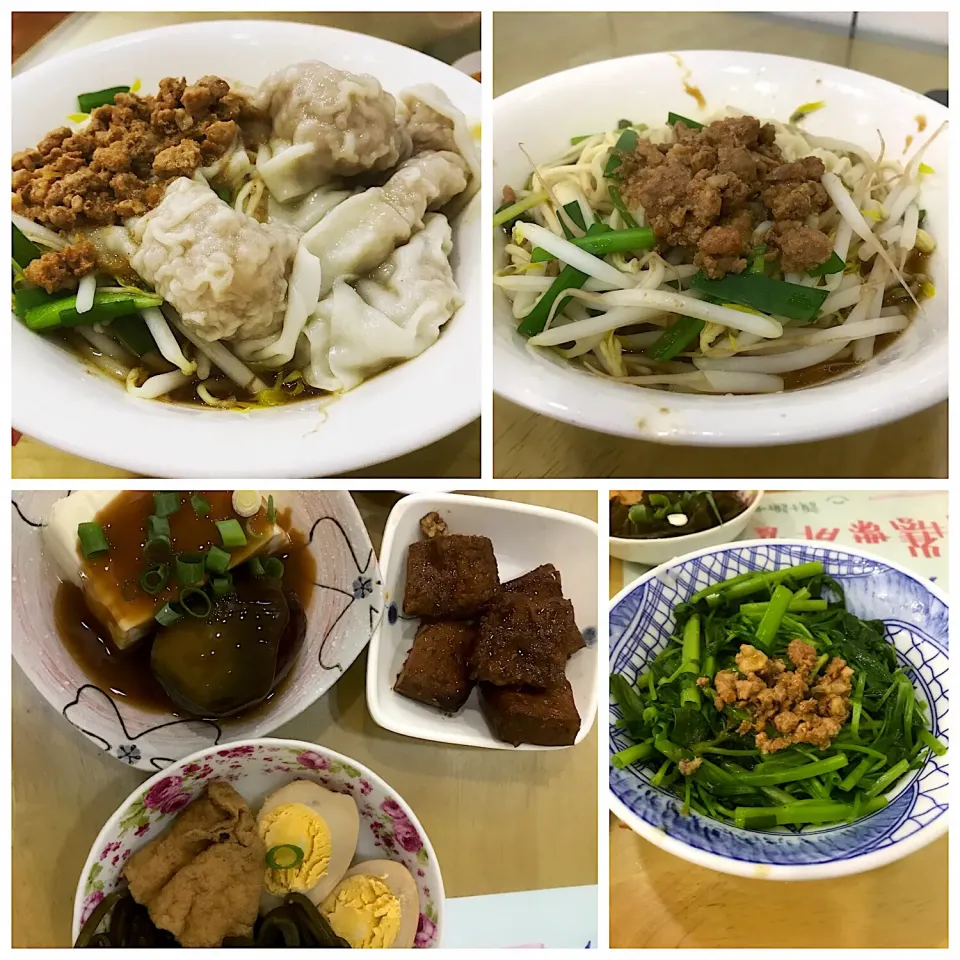 福軒花蓮扁食
餛飩、乾麵、小菜、燙青菜|Orangeさん