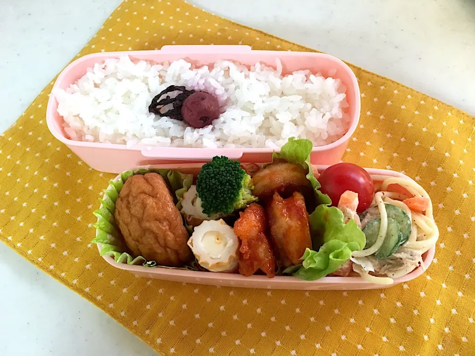 今日のお弁当🍱
エビチリ🍤|くっきいさん