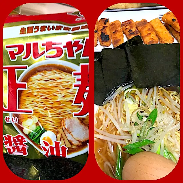 マルちゃん正麺でシュト旦那の夜ラーメン🍜|シュトママさん