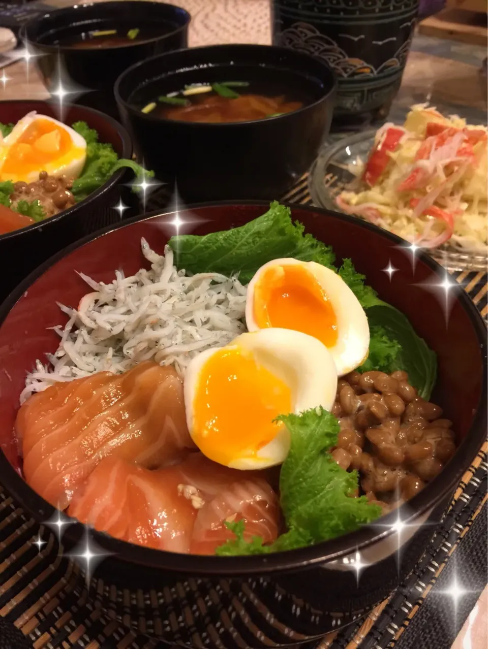 『超✨手抜き丼✨😆❣️』
玄関あけたら20分で🕣ご飯！にしなきゃ😵な夜の救世主✨キラーン✨✨と登場✨✨|paaruさん