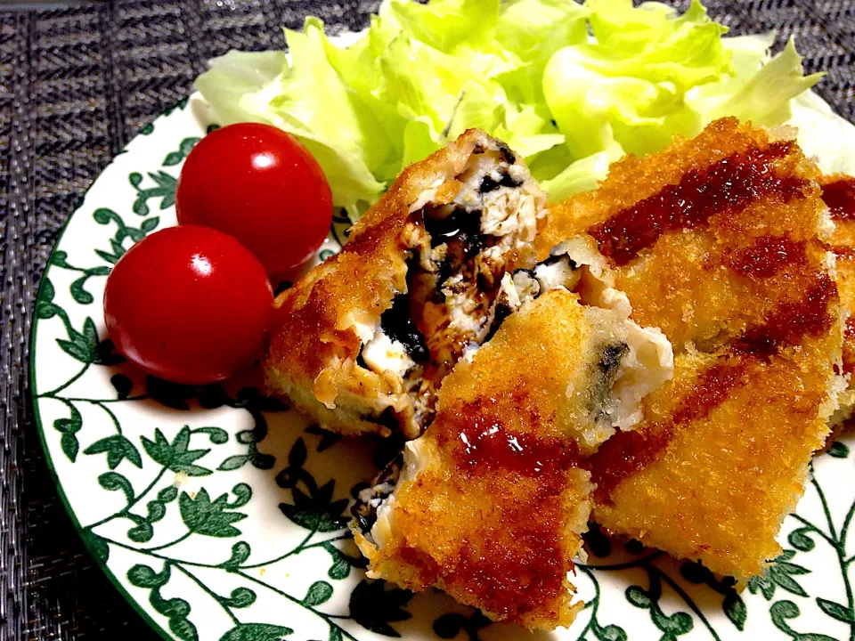 鶏ささみ肉の梅海苔はさみ揚げ✨|はるさん