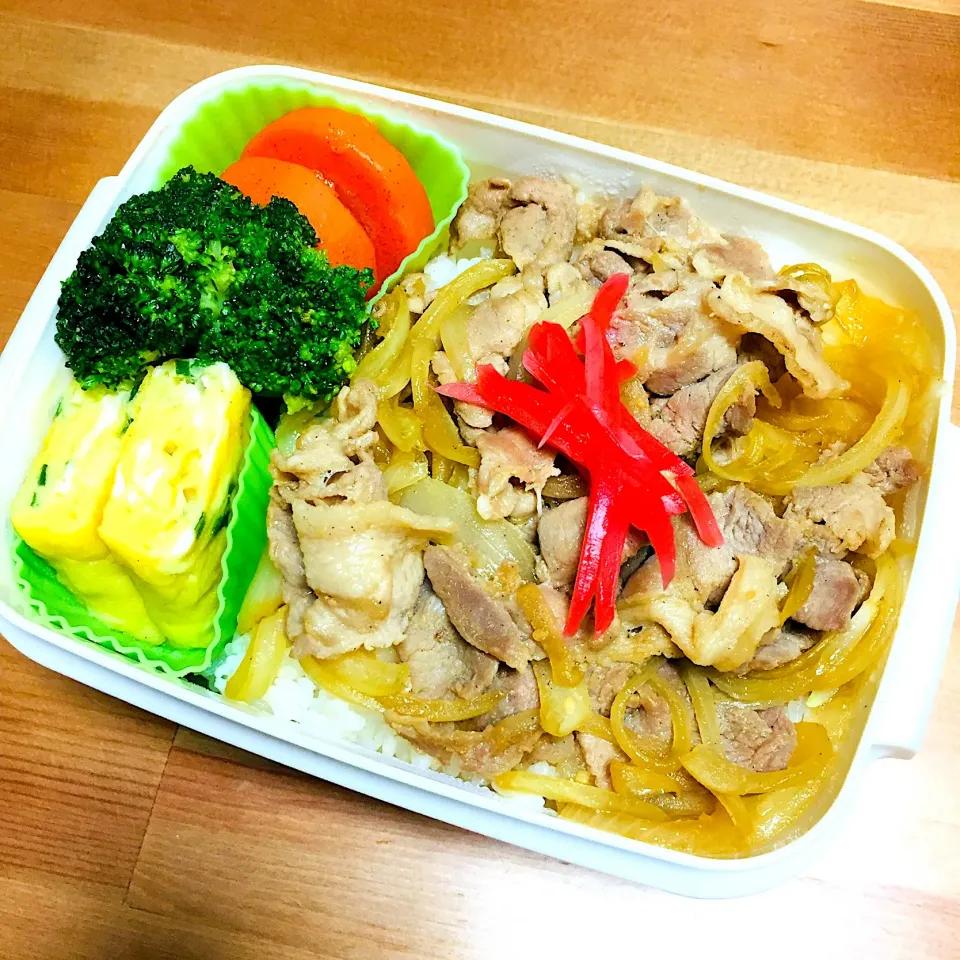 生姜がなくて、豚焼肉弁当🍱|ayumiさん