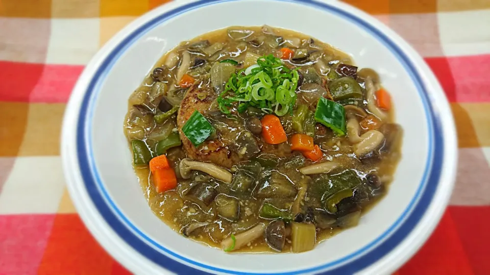 野菜あんかけハンバーグ|よっしー(=^ェ^=)さん