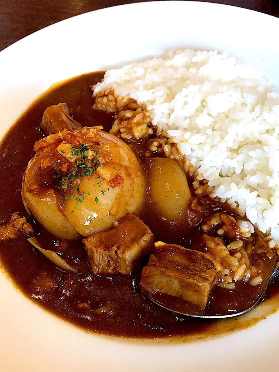 淡路島玉ねぎの牛カレー🍛
🐮CoCo壱の地域限定メニュー|あまねこ🌿さん