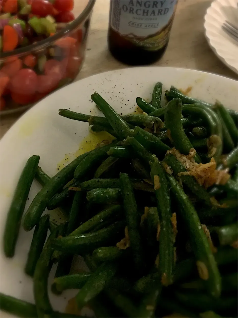 Garlic cumin tumeric green beans|kayoさん