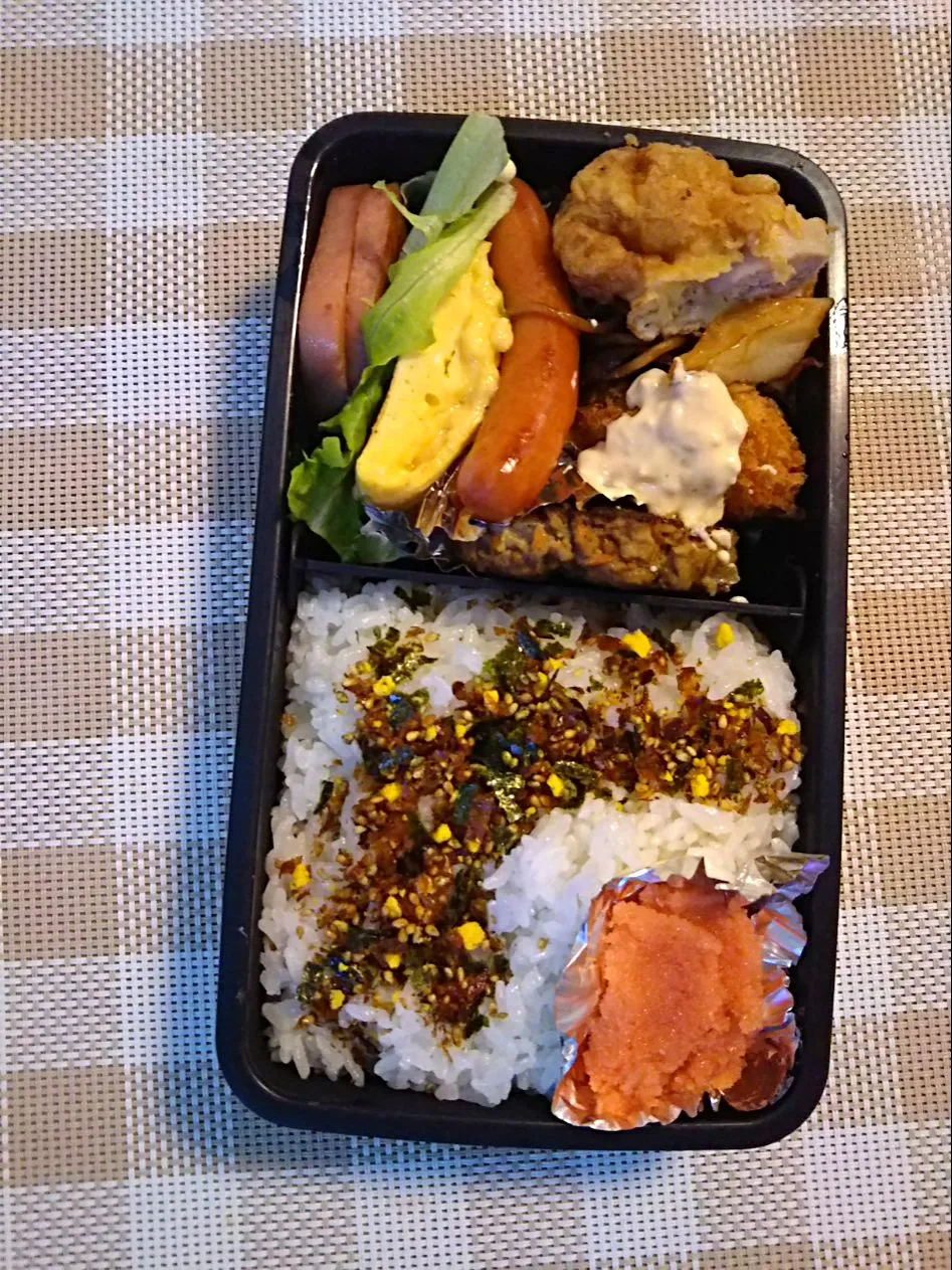 明太子のせ弁当🍱！|Sakuraちゃんさん