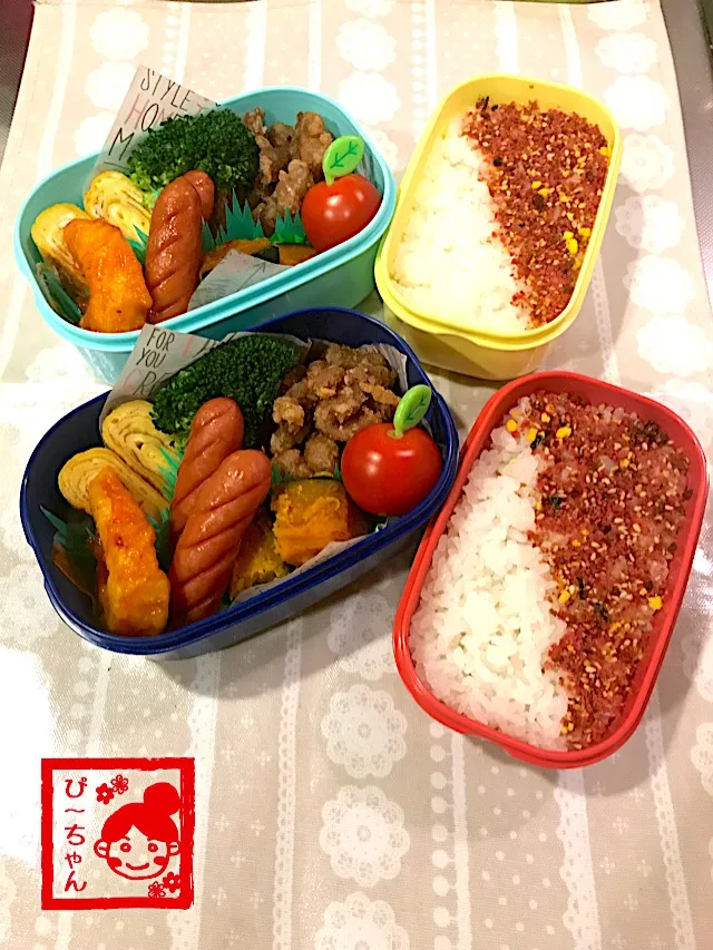 姉妹☆高校生弁当😊431日目と109日目|☆ぴ〜ちゃん☆さん