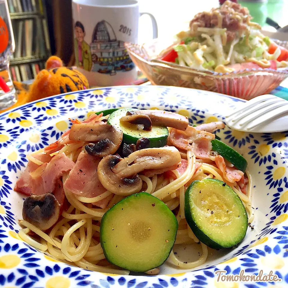 ムール貝の残り汁でパスタ🐚♡|🇯🇵ともこちゃん。さん