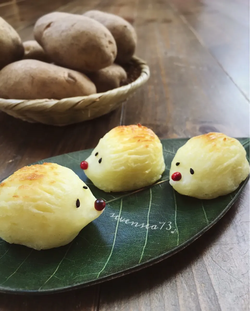 Snapdishの料理写真:はりねずみのマッシュポテト🦔🥔🦔🥔🦔|七海さん