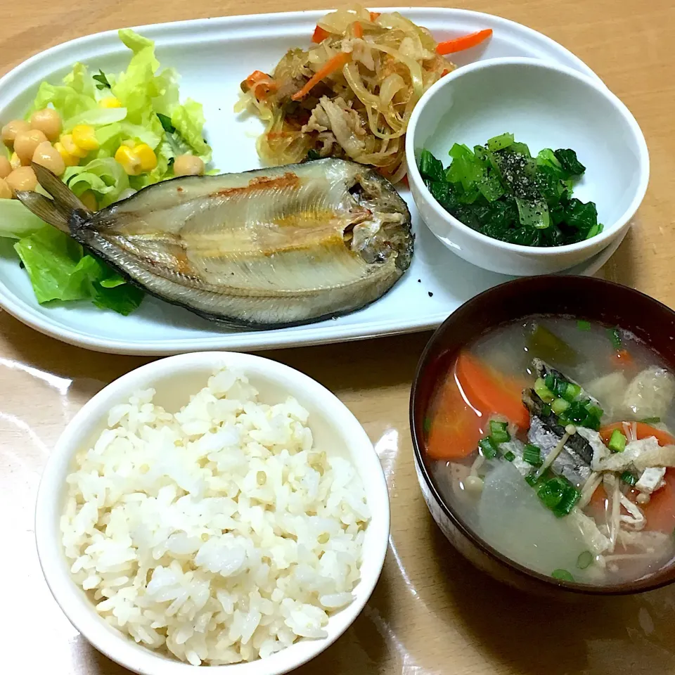 晩ご飯🐟鮎の一夜干し🐟|かわちさん