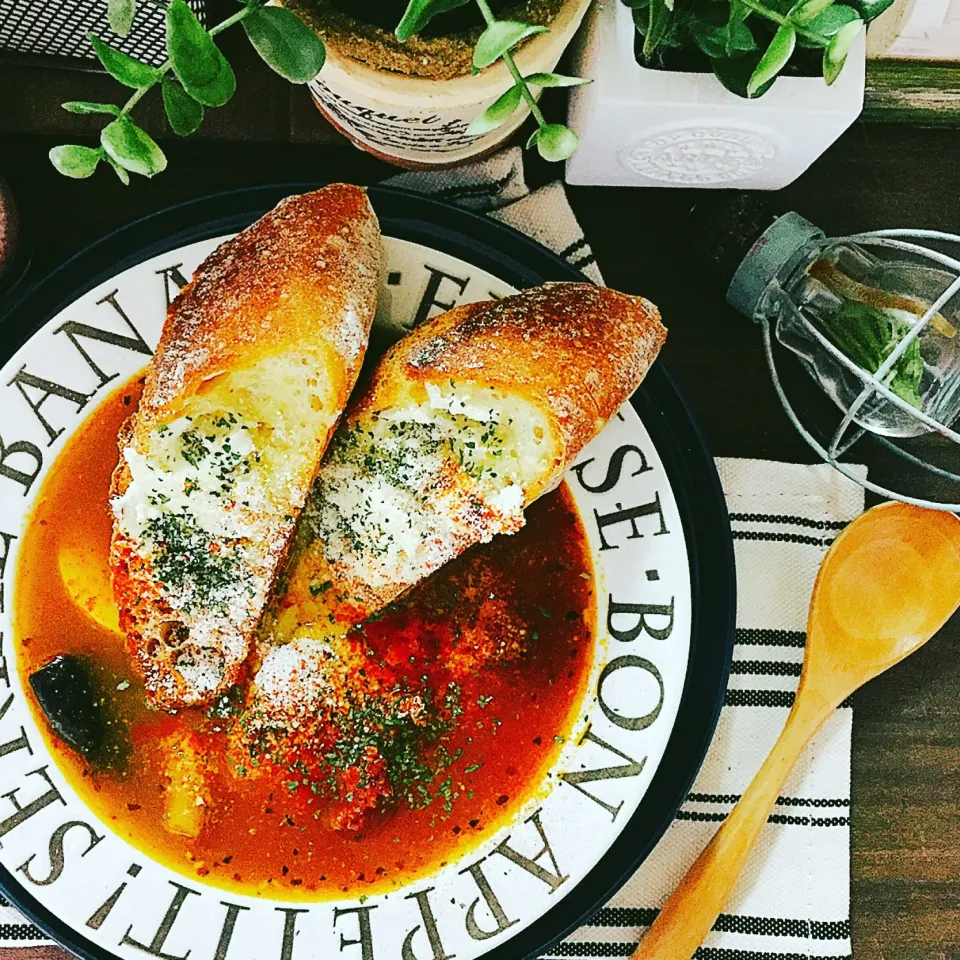 カレースープで朝ごはん#カレー部|はるなさん