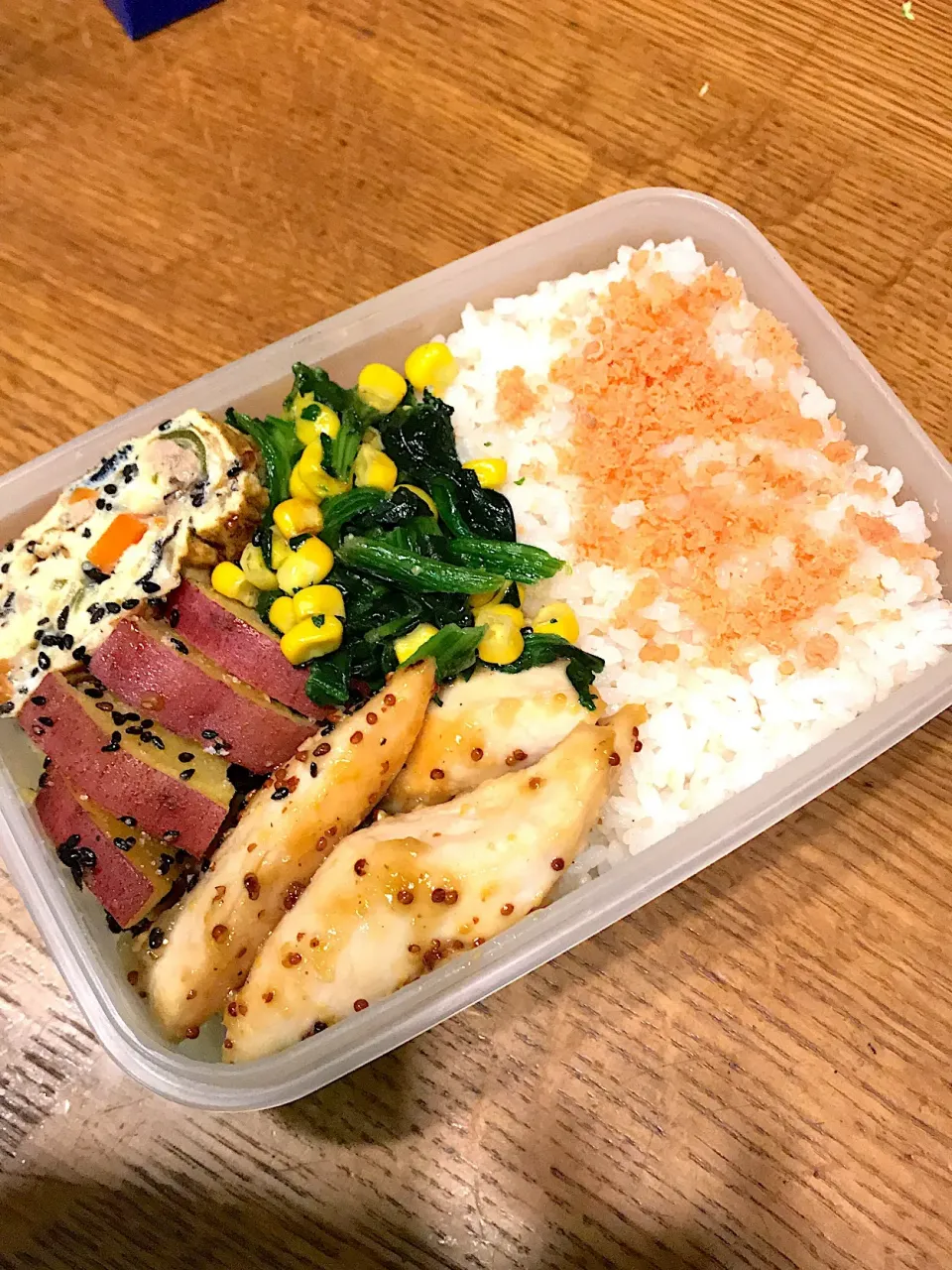 Snapdishの料理写真:長男高1弁当〜2017.11.18|hatabowwyomeさん