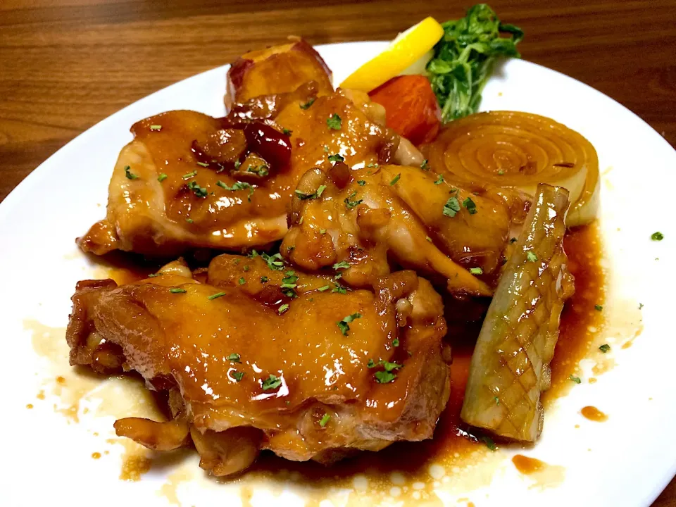 Snapdishの料理写真:ぱぴこ家の「てり煮」チキン🍗🍋|ぱぴこ家さん