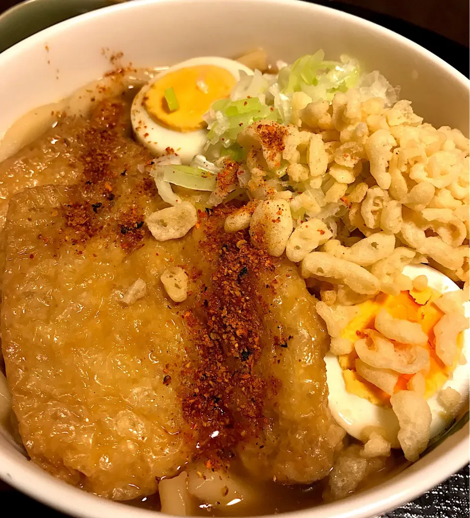 Snapdishの料理写真:#きつねうどん
#生姜たっぷり 
 #あったか料理|❇︎mai☻さん