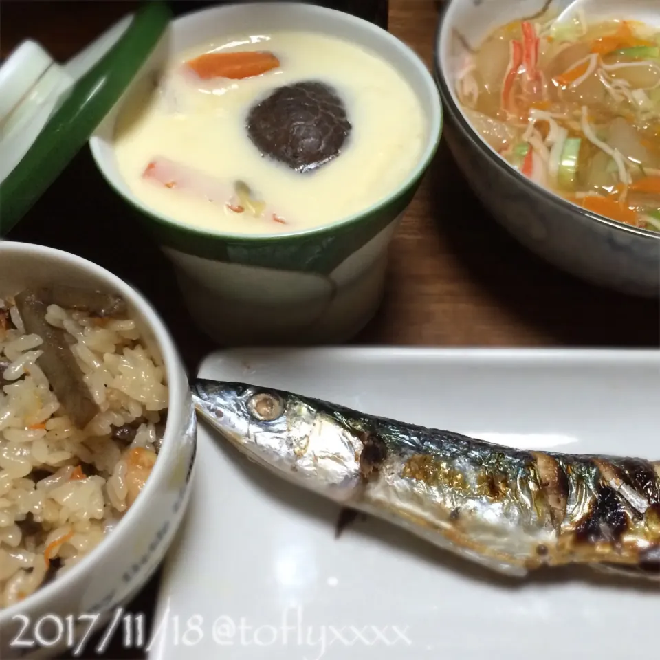 Snapdishの料理写真:2017/11/18 晩御飯。|くろずきんさん