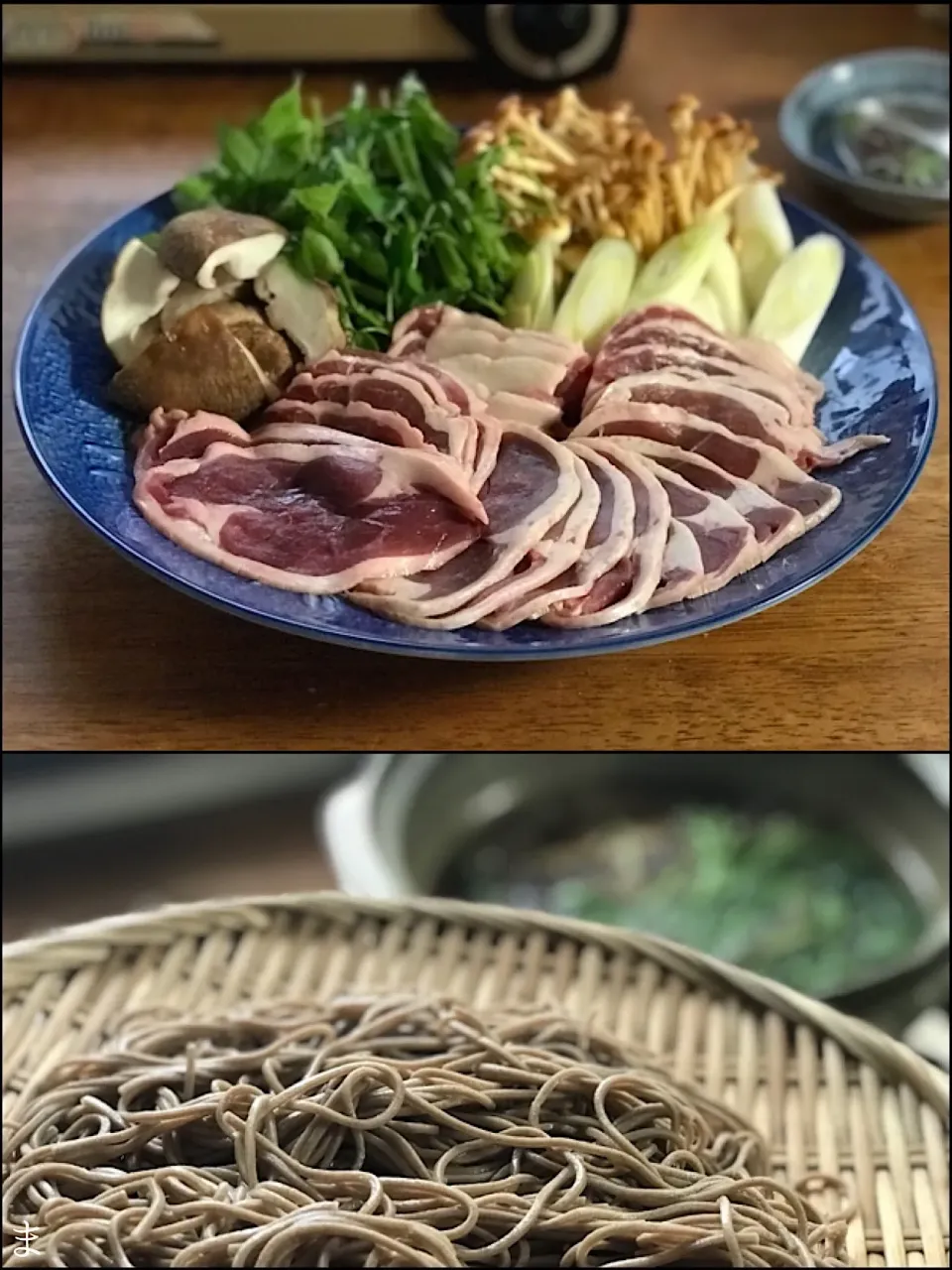 鴨鍋からの〆の蕎麦|まる(丸大豆)さん