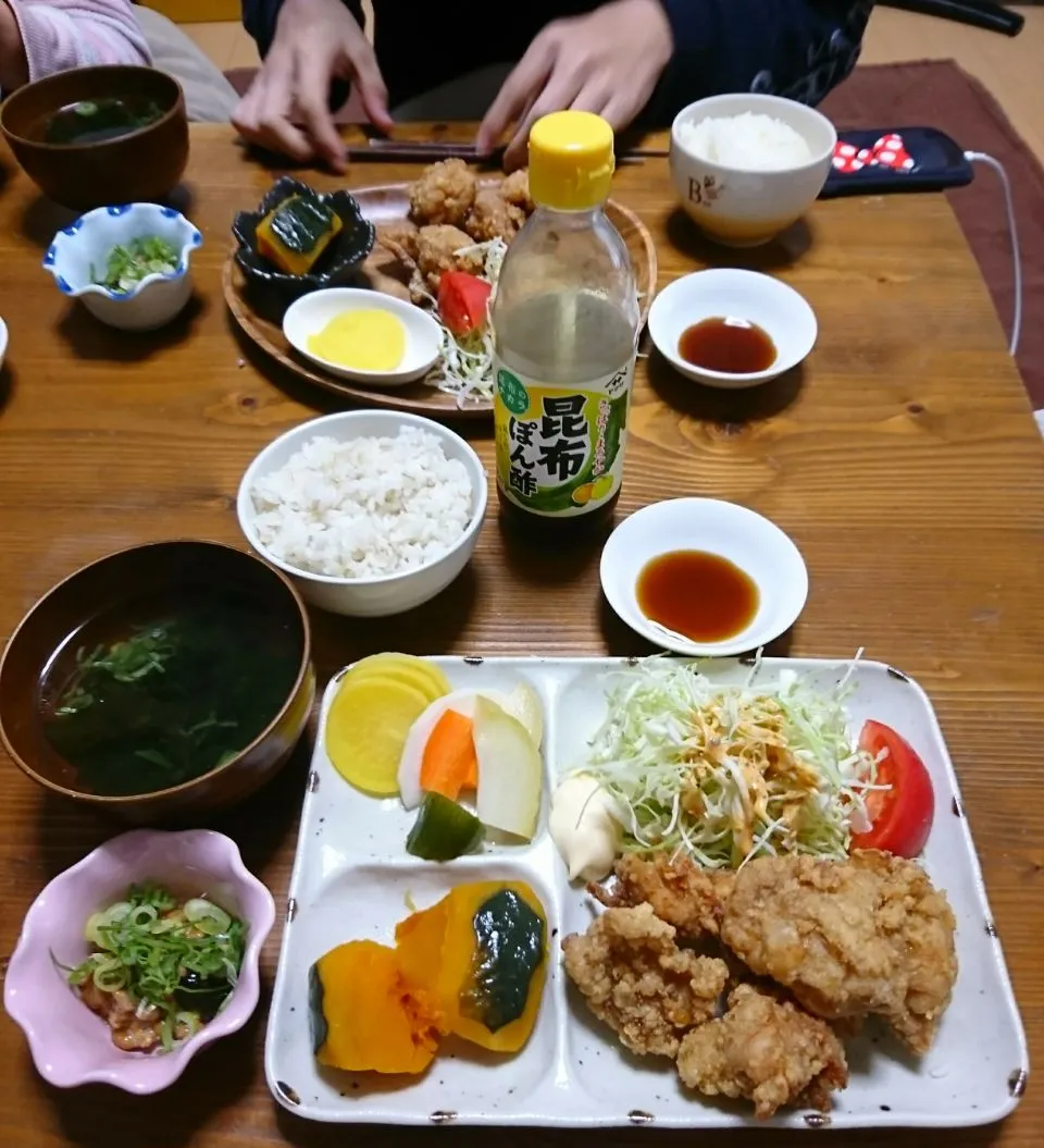 Snapdishの料理写真:『久々に唐揚げ 昆布ぽん酢で♪✨』|seri-chanさん