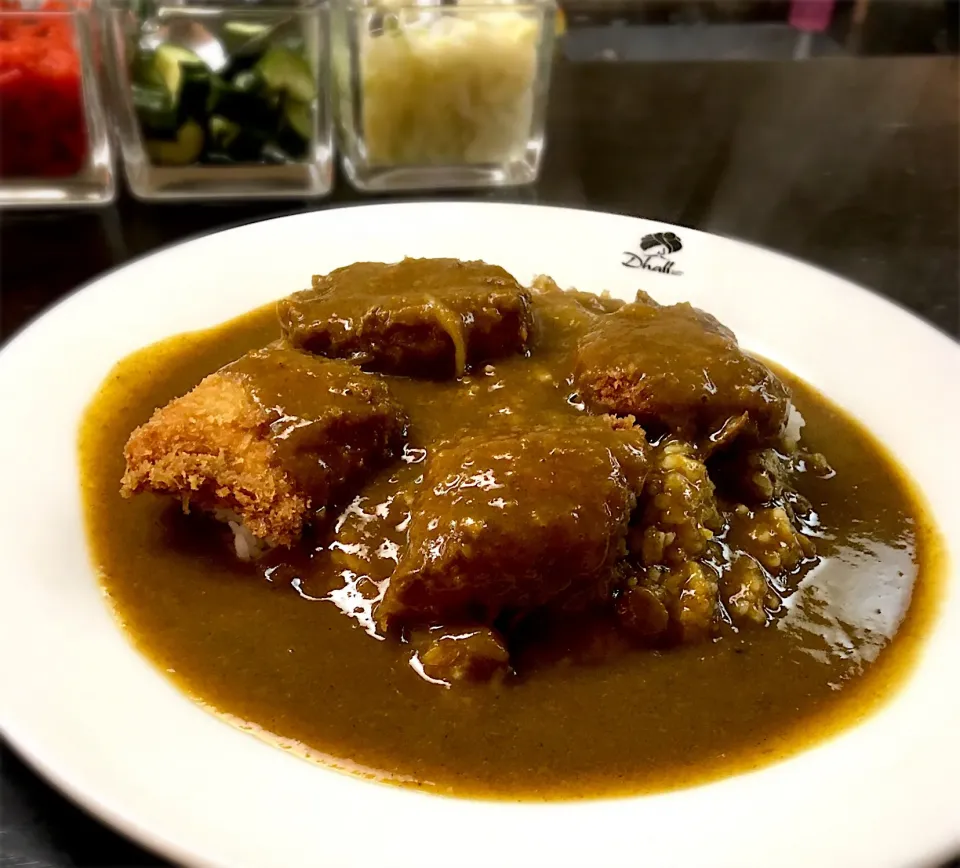 ヒレカツカレー
#カレーショップダール
#辛口
#4枚トッピング1000円|mottomoさん