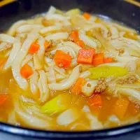 かんたんカレーうどん
 #残り物 #カレー|うさ丸さん