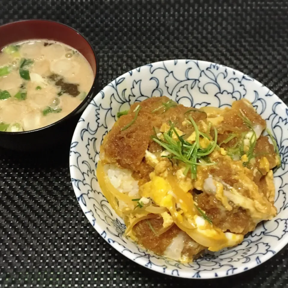 カツ丼・お味噌汁|美也子さん