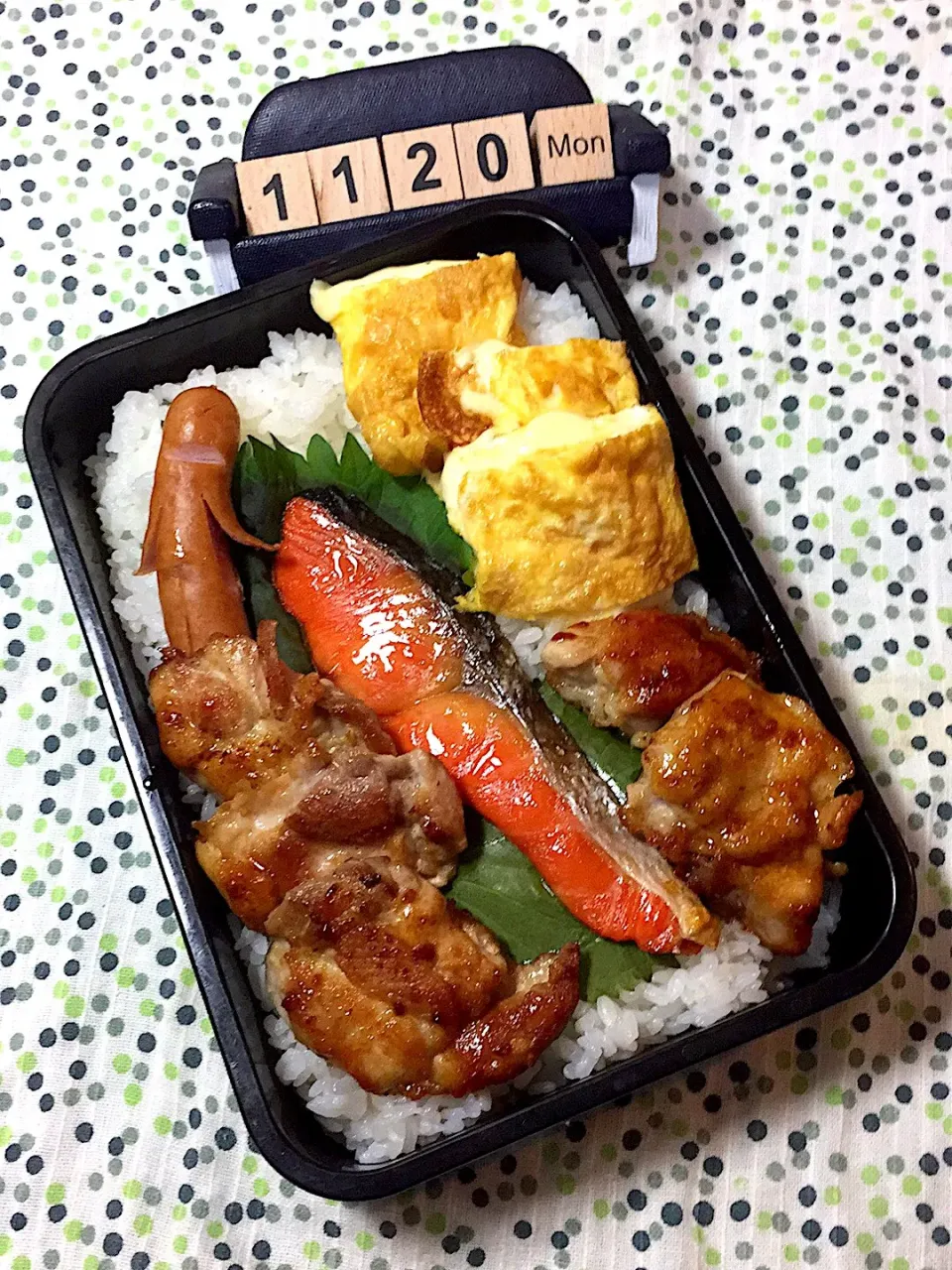 Snapdishの料理写真:１１月２０日の高3男子のお弁当♪|ごっちさん