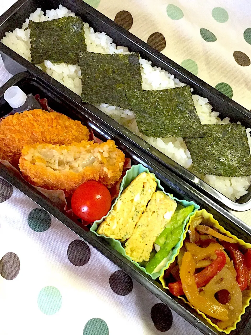 11/20☆メンチカツ弁当|ちーさん