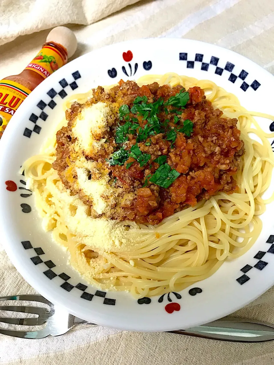 ミートソースパスタ🍝|春夏秋冬さん