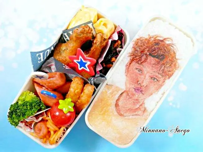 CROSS GENE『SHIN』弁当
 #オブラートアート
 #似顔絵弁当|みんなのあねごさん