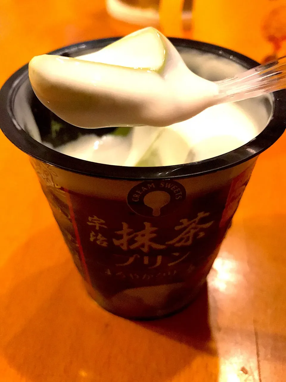 Snapdishの料理写真:宇治抹茶プリン  まろやかクリーム|ch＊K*∀o(^^*)♪さん