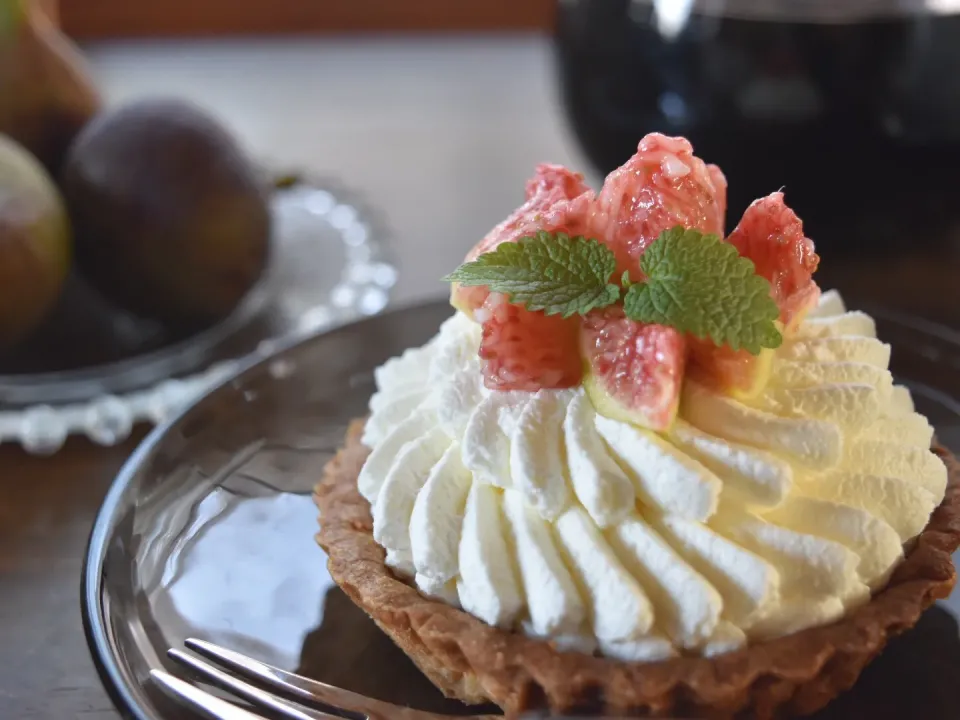 Ichidjiku cheese tart 🍰イチヂクのチーズタルト 
小さいバージョン✨|みゆきさん