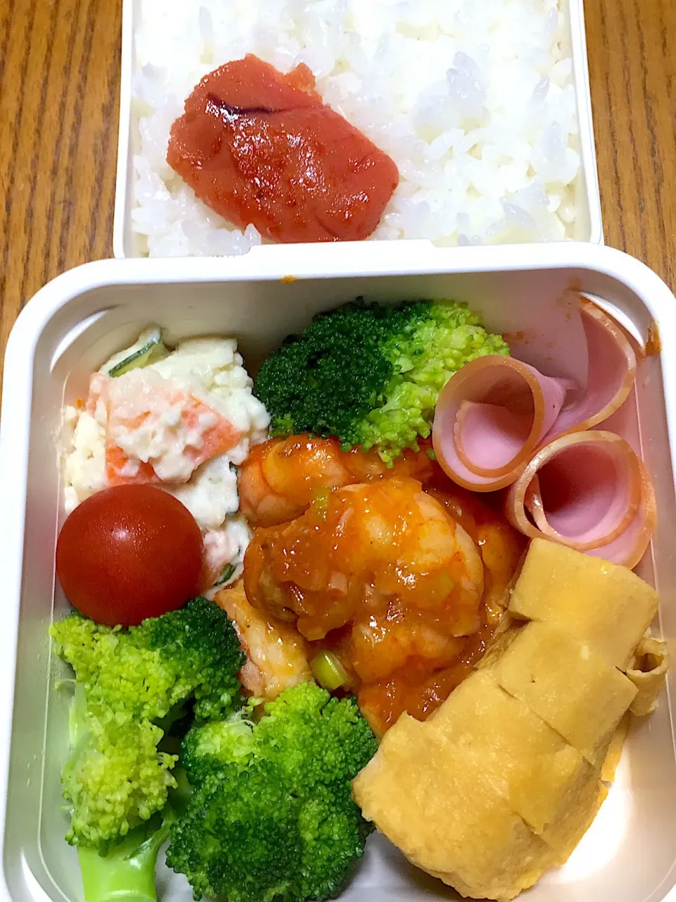 11月21日(火) 海老チリ弁当(^^)|かよっぺさん