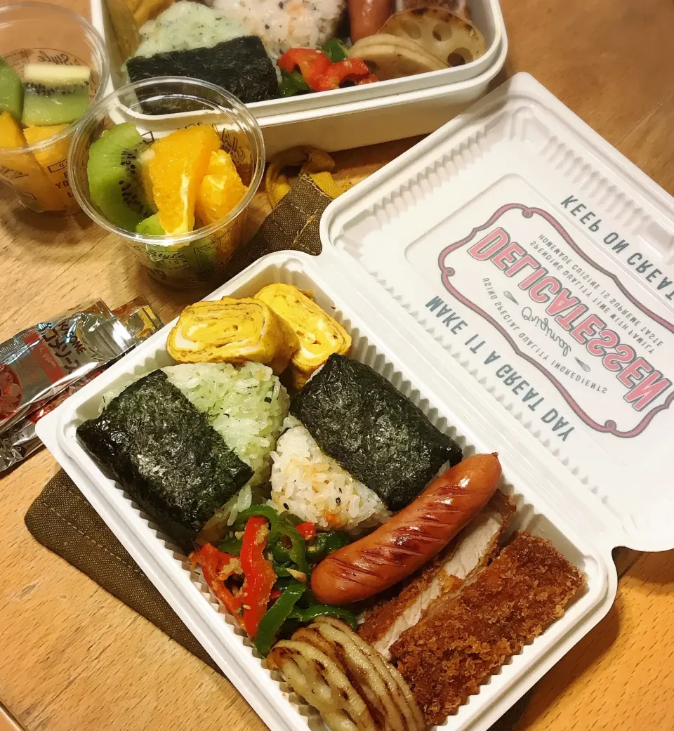 Snapdishの料理写真:修学旅行弁当🍱
 #お弁当  #弁当  #小６女子弁当  #中学生男子弁当 #|ちっくんさん