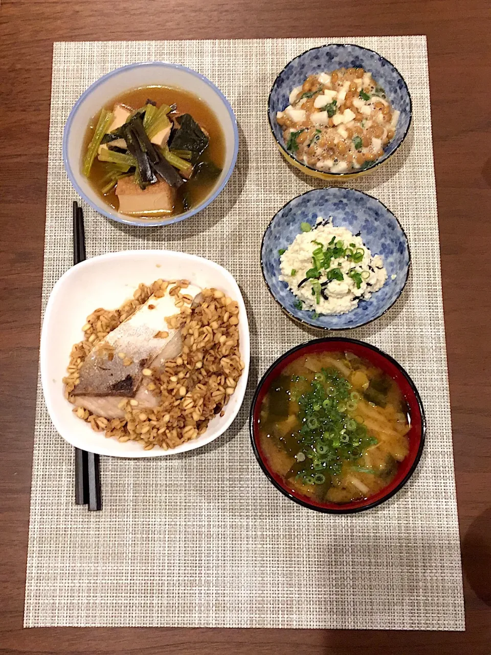 もち麦とぶりのおろし煮|浜@ちゃんさん